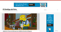 Desktop Screenshot of elombligodelocio.com